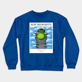 Rene Meowgritte Crewneck Sweatshirt